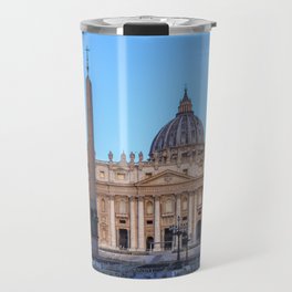 St. Peter's Square in Vatican City - Rome, Italy Travel Mug | Basilica, Europe, Beautiful, St, Religion, Italy, Monument, Famous, Landmark, Photo 