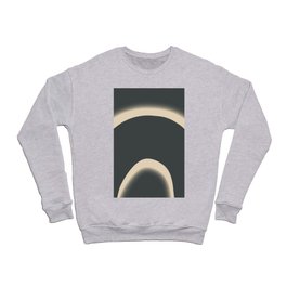 Sunrise Arch Bold Curvature Beige Black Crewneck Sweatshirt