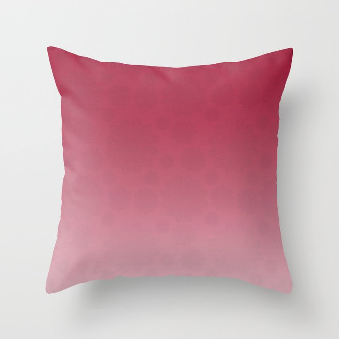 Pattern in Red Throw Pillow