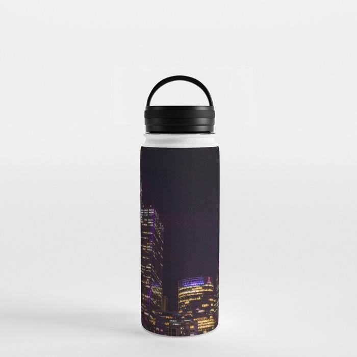 Sydney Skyline - Vivid Sydney Festival Water Bottle