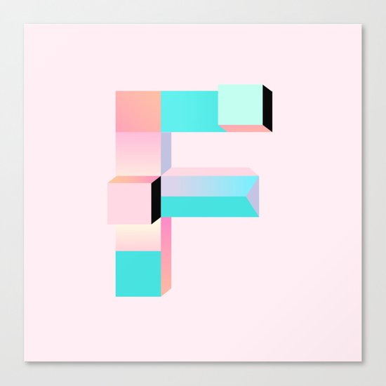 Friking F Canvas Print