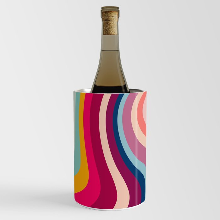 Boho Fluid Abstract Wine Chiller