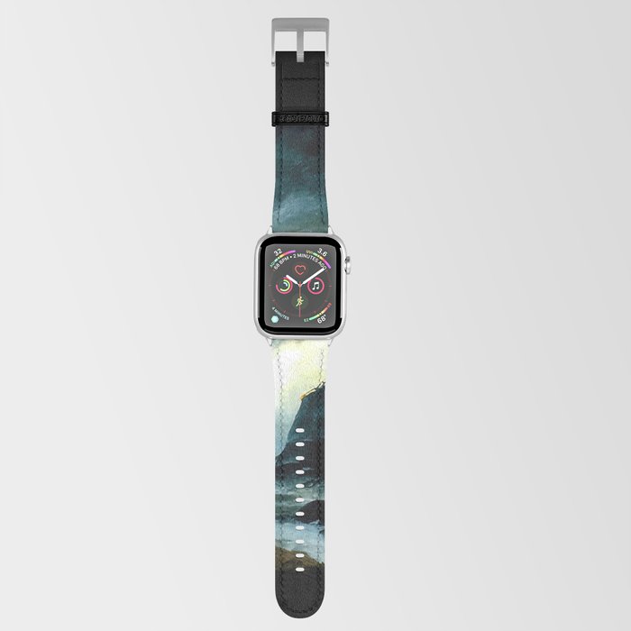 A lighthouse in the storm Apple Watch Band