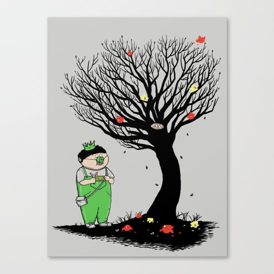 The Egg Collector Canvas Print