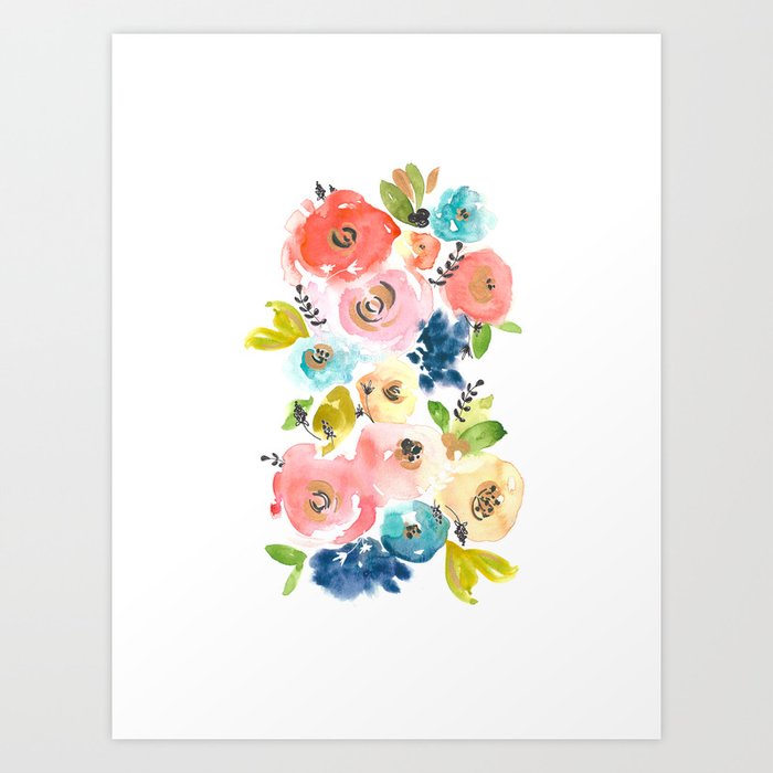 Floral POP! Art Print