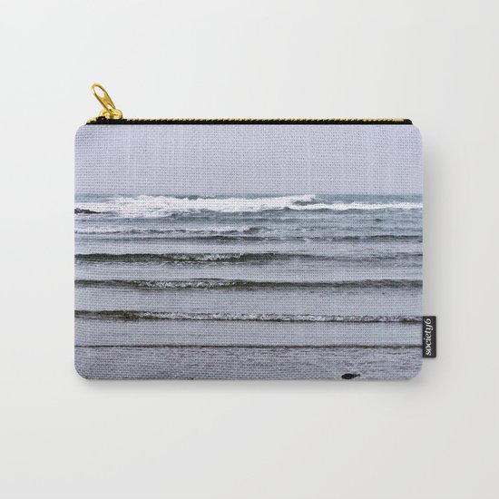 Winter Rippling Waves Carry-All Pouch