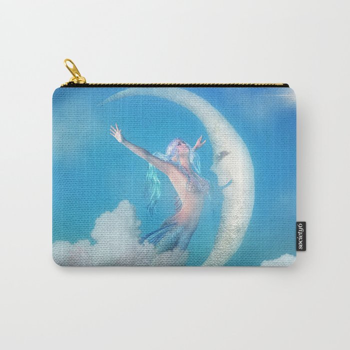Mermaid & the Moon Carry-All Pouch
