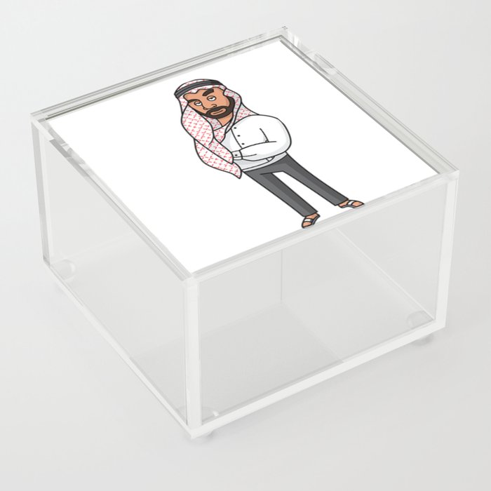 Muslim Man Acrylic Box