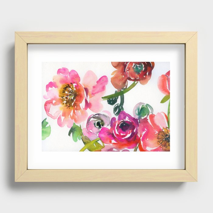 soft roses N.o 4 Recessed Framed Print