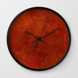 Energy wine red Wall Clock