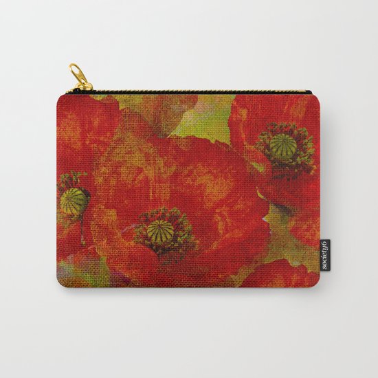 Poppies(red&orange). Carry-All Pouch