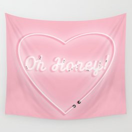 Oh Honey! 'Neon' Sign Wall Tapestry