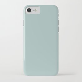 Solid Color Aquaverde Mid Century Modern Art Aqua Teal  iPhone Case