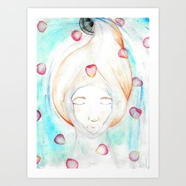 Let Your Worries Down the Drain Art Print