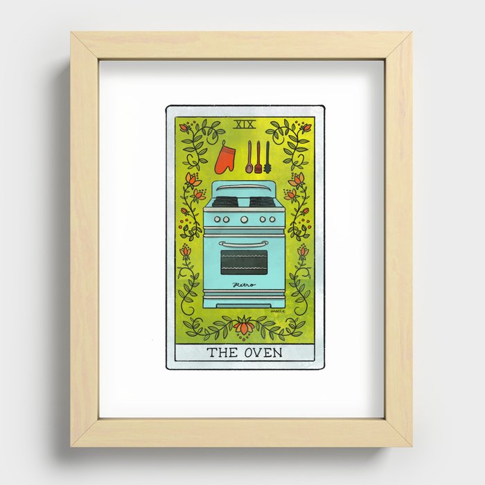 The Oven | Baker’s Tarot Recessed Framed Print