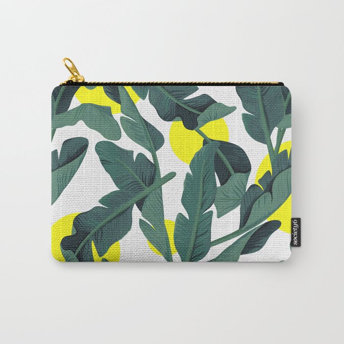 Tropical '17 - Fresh [Banana Leaves] Carry-All Pouch