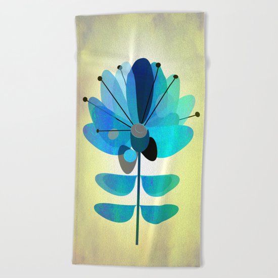 Die Blaue Blume Beach Towel