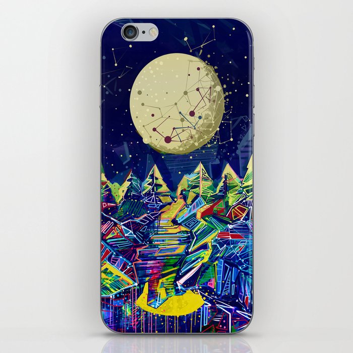 abstract forest iPhone Skin
