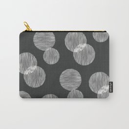 Black and white circles  Carry-All Pouch