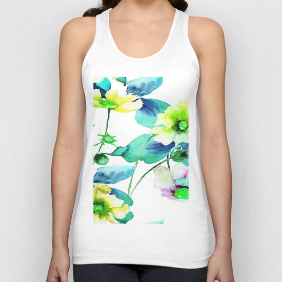 Flowers 08 Unisex Tank Top