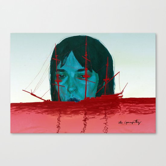 The Sinking Ship IS My Lifeboat. Canvas Print