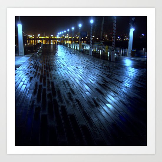 Night Walk Art Print