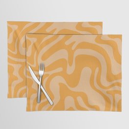 22 Abstract Swirl Shapes 220711 Valourine Digital Design Placemat