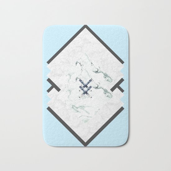 Scandinavian Marble Bath Mat