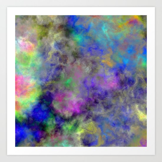 Marbled Clouds Art Print