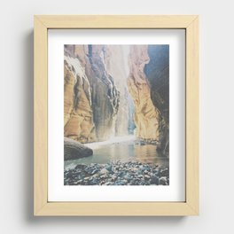 Zion National Park "The Narrows" Recessed Framed Print