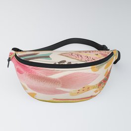 Colorful Tropical Fishes Vintage Sea Life Illustration Fanny Pack