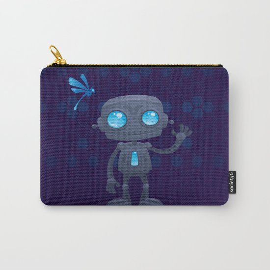 Waving Robot Carry-All Pouch