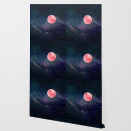 Pink Moon Wallpaper For Any Decor Style Society6