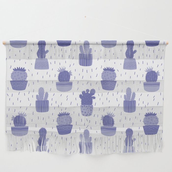 Cute cacti in pots Wall Hanging
