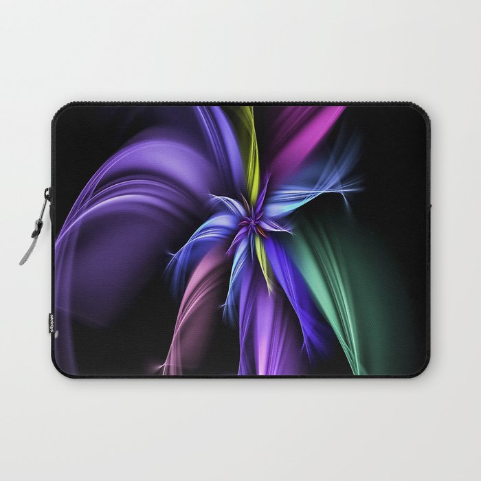 Fractual Flower Laptop Sleeve By Folknfunky Society6