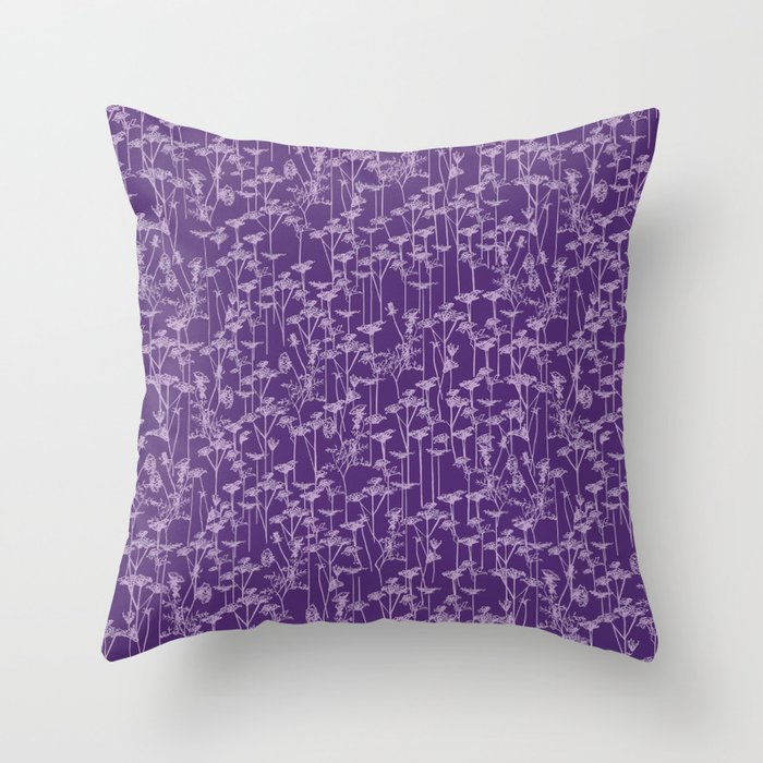 Queen Anne's Lace Throw Pillow