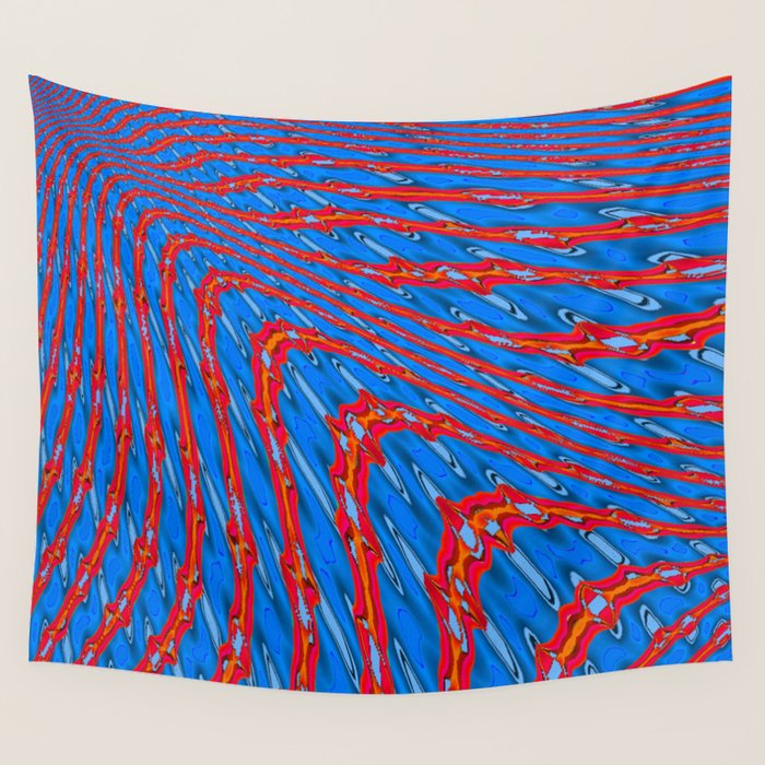 into the corner 3 Wall Tapestry by dparker Society6