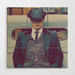 Tommy Shelby - Killing Time Wood Wall Art