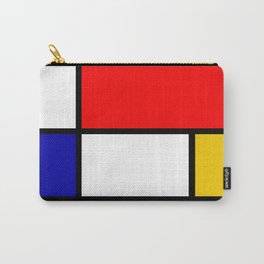 Mondrian 2 Carry-All Pouch | Destijl, Geometry, Formsandcolours, Peintures, Neoplasticism, Formesetcouleurs, Design, Artabstrait, Painting, Mondrian 