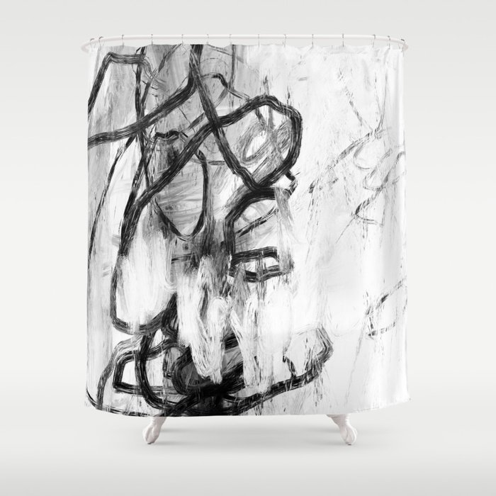 Expressionist Painting. Abstract 211. Shower Curtain