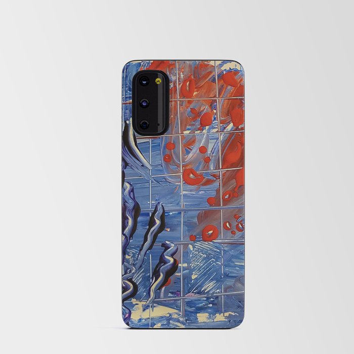 Petals on a waterfall Android Card Case