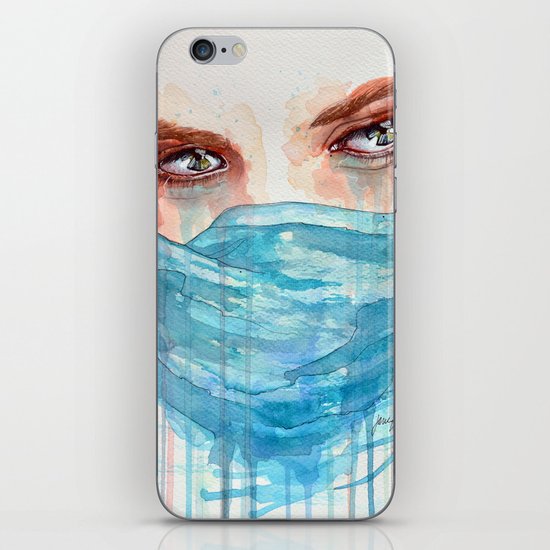 Forgotten, watercolor painting iPhone & iPod Skin