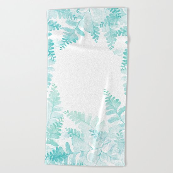 Ferns Jungle Beach Towel