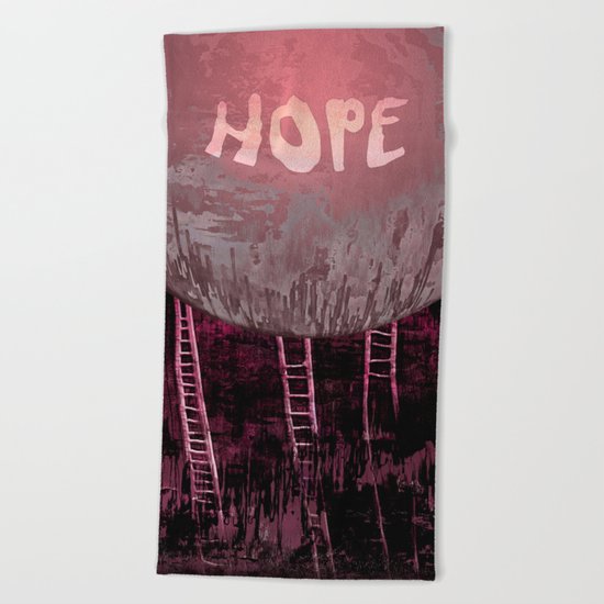 Hope, Climbing / Wonderful Planet 13-11-16 Beach Towel