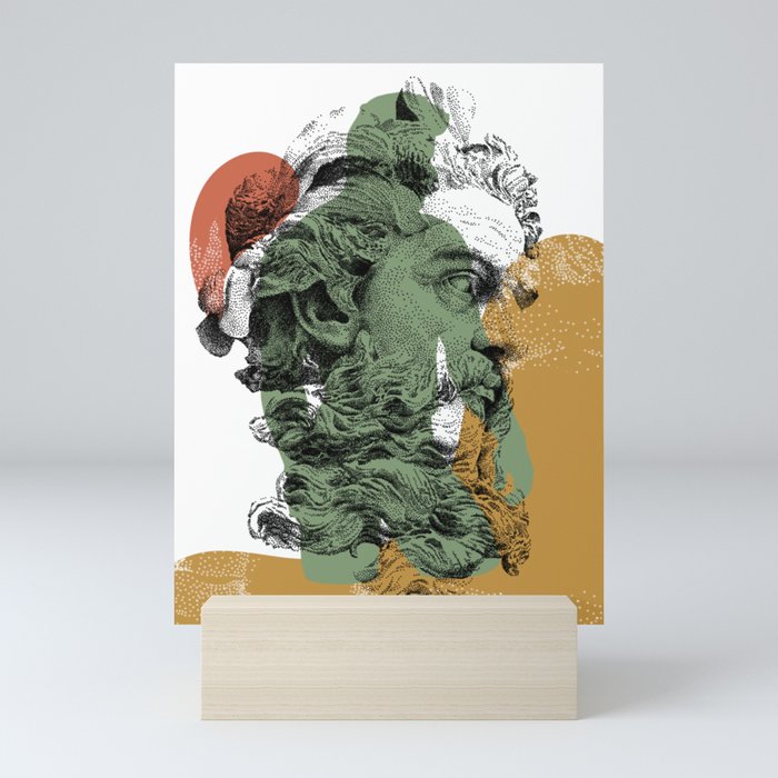 Neptune with NOODDOOD Mini Art Print