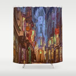 Diagon Alley Shower Curtain