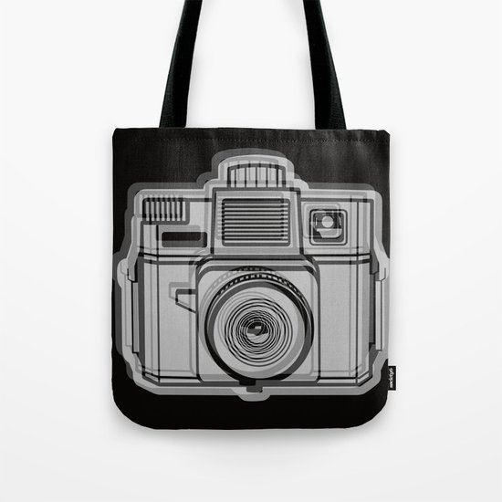 I Still Shoot Film Holga Logo - Black Tote Bag