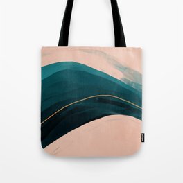 California Watercolor Winter Tote Bag