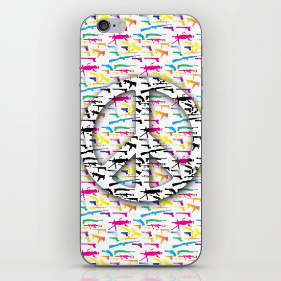 Peace and Guns iPhone & iPod Skin