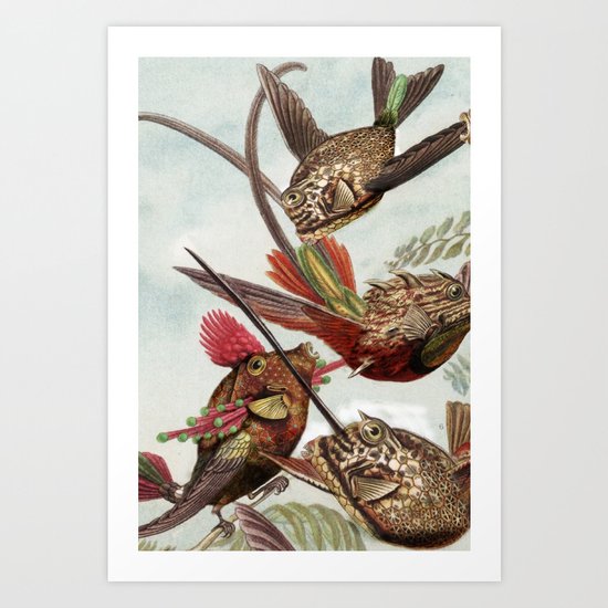 Flying fish 2 Art Print